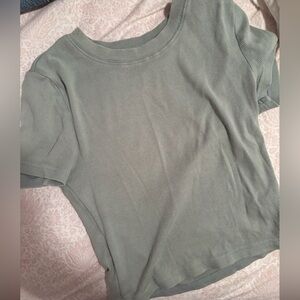 Sage Green Baby Tee